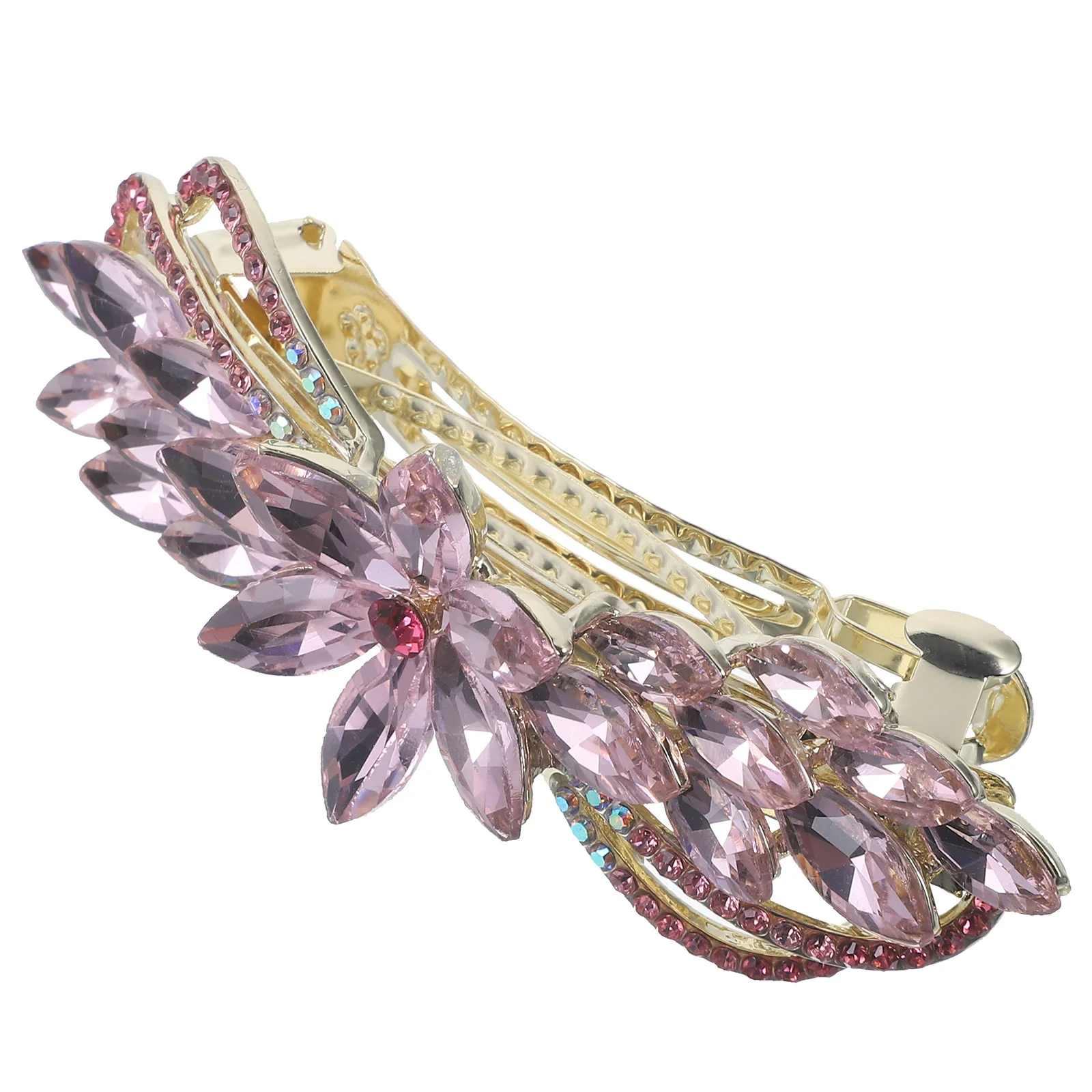 

Hairpin Accessories Rhinestones Clips for Barrettes Headgear Vintage Girls Thin Mother