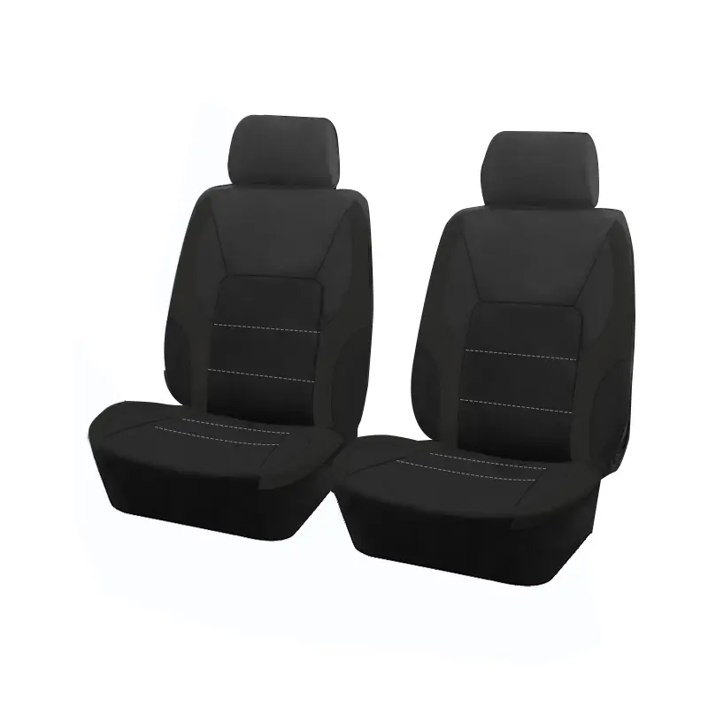 AUTO PLUS Sports Universal Polyester Car Seat Cover Set Fit Most Car Plain Fabric Bicolor Stylish Car Accessories Seat Protector - Image 22