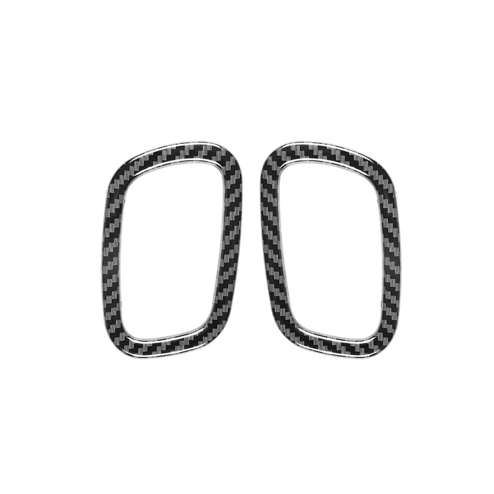 Car Carbon Fiber Dashboard Side Upper Air Vent Housing Outlet Frame