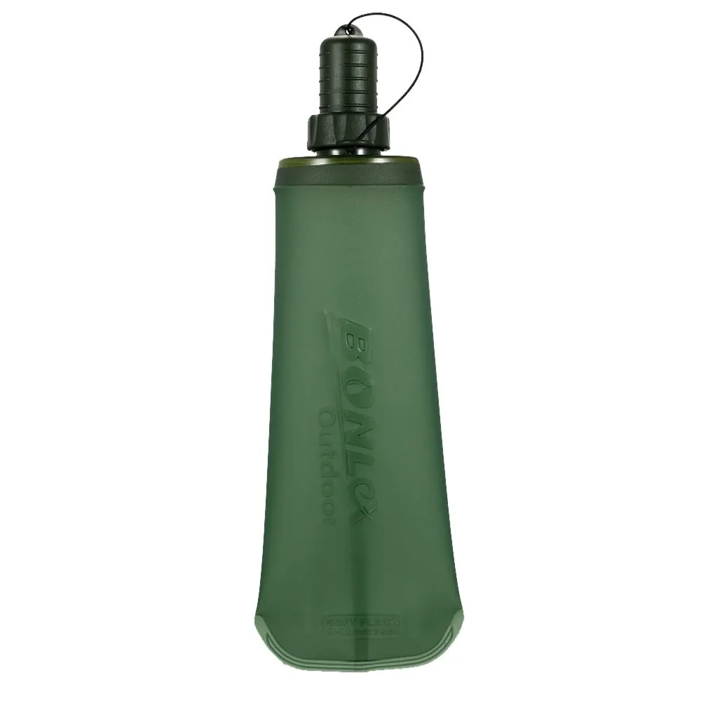 Description Picture 3 of item500ml TPU Outdoor Sport Bottle Folding Soft Flask Drink Water Bottle for Running Camping Hiking Bicycle Fitness Water Bag