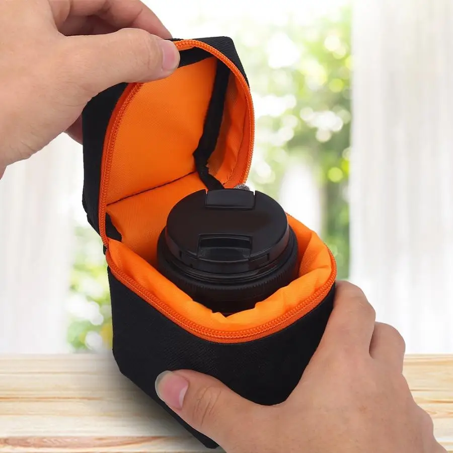 mochila dslr Padded Thick Camera Lens Bag Shockproof Protective Pouch Case for DSLR Camera o lens pouch 2022 NEW