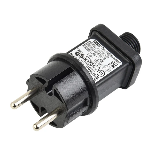 Transformateur 12V IP44 Pour Guirlandes LED Extérieures - Alimentation étanche Pour Décorations Gonflables, Prises UE