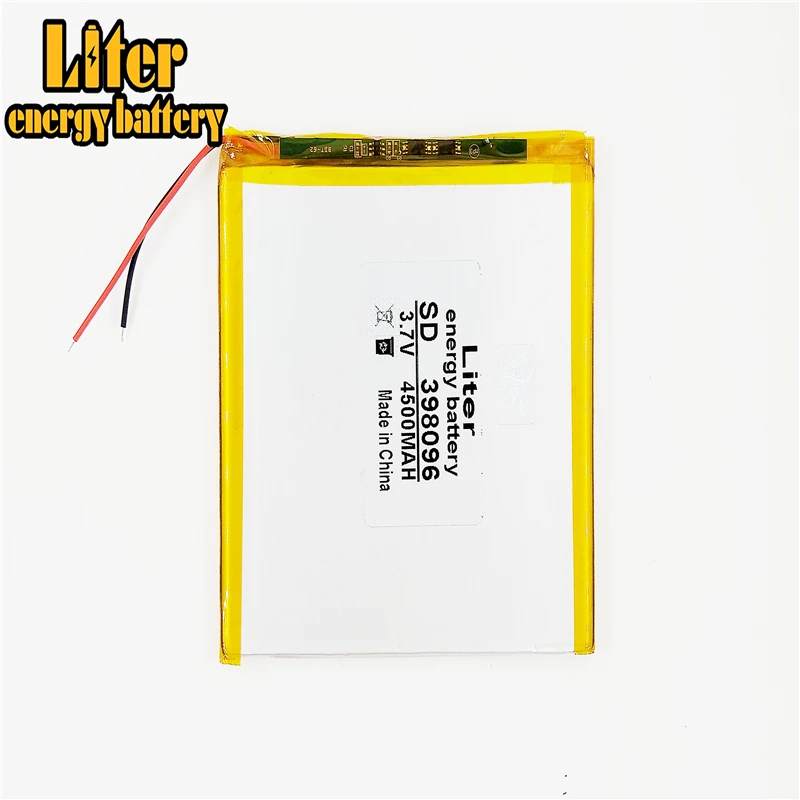 

398096 3.7V 4500mah polymer lithium ion battery Li-ion battery for tablet pc 7 inch MP3 MP4