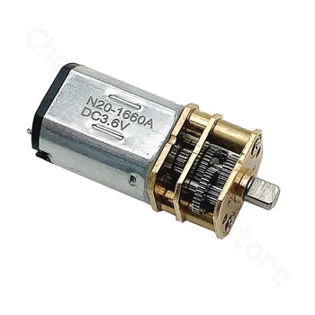 DC 3.6V metalowy motoreduktor 230 obr./min niska prędkość Micro Gearbox reduktor N20 silnik elektryczny do DIY elektryczny śrubokręt