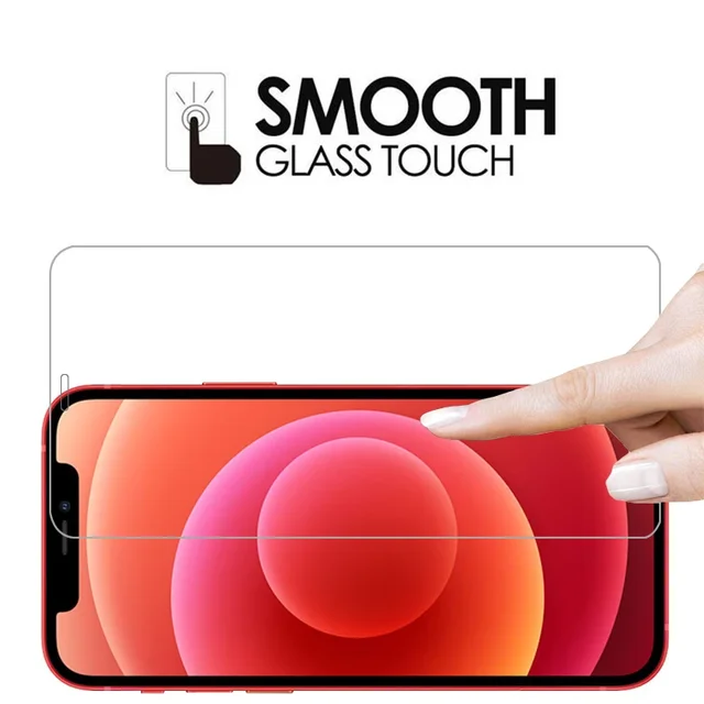 iPhone 12 미니를 위한 포괄적인 보호: 강화 유리 스크린 보호대와 보호 코크 백