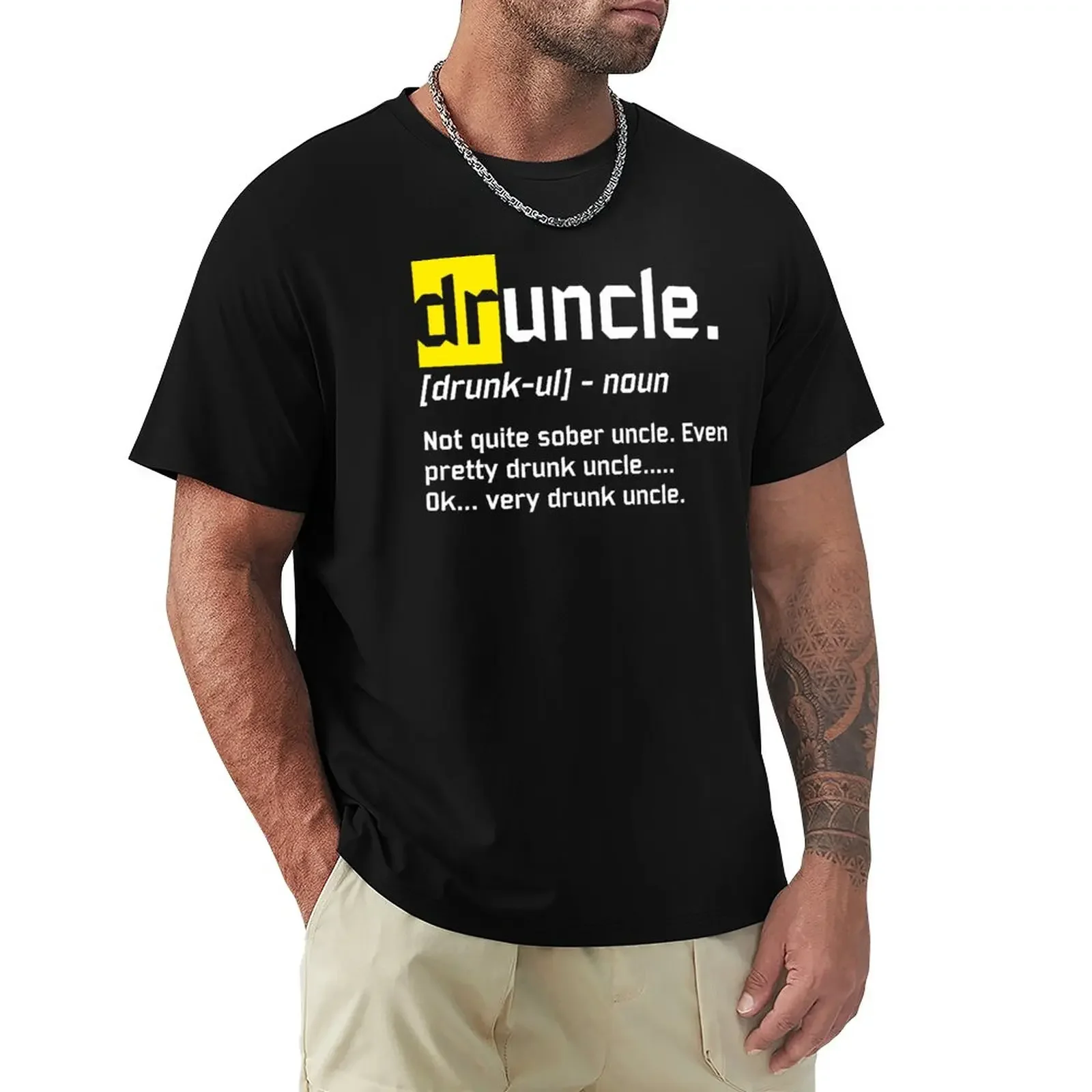 

Druncle Definition Funny Uncle Gift T-Shirt sublime vintage clothes tshirts for men