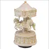 Music Box for Girl, Musical Handmove Box, Resin Carrousel, New Present, Gift for Princess, Wholesale, MF378 3