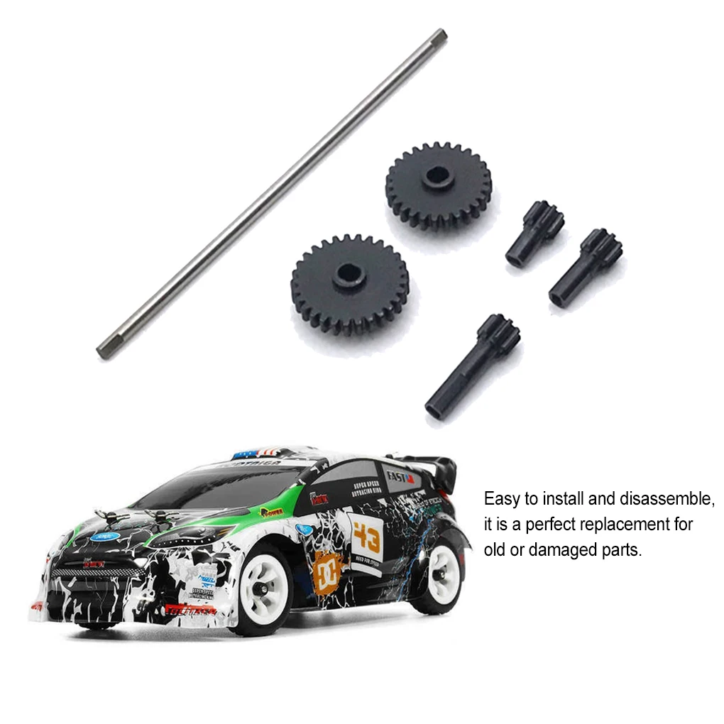 

Центральный приводной вал, шестеренка, дифференциальная шестерня, набор для 1/28 Wltoys K969