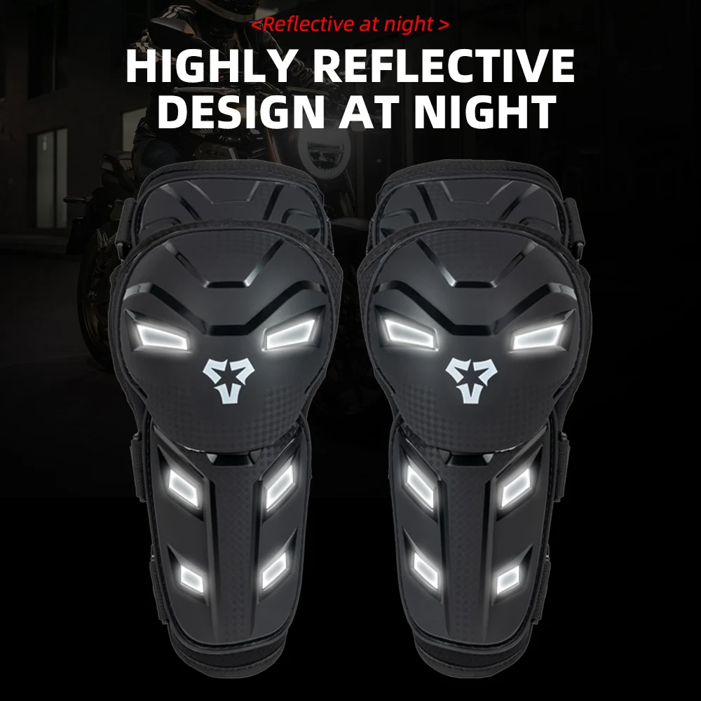 Pink Elbow and Knee Protector Set for Motorcycle and Outdoor Sports