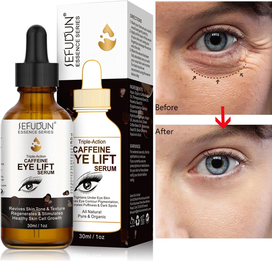

Caffeine Moisturizing Eye Serum Replenishes Moisture, Removes Wrinkles, Relieves Dryness, Tightens The Corners Of The Eyes