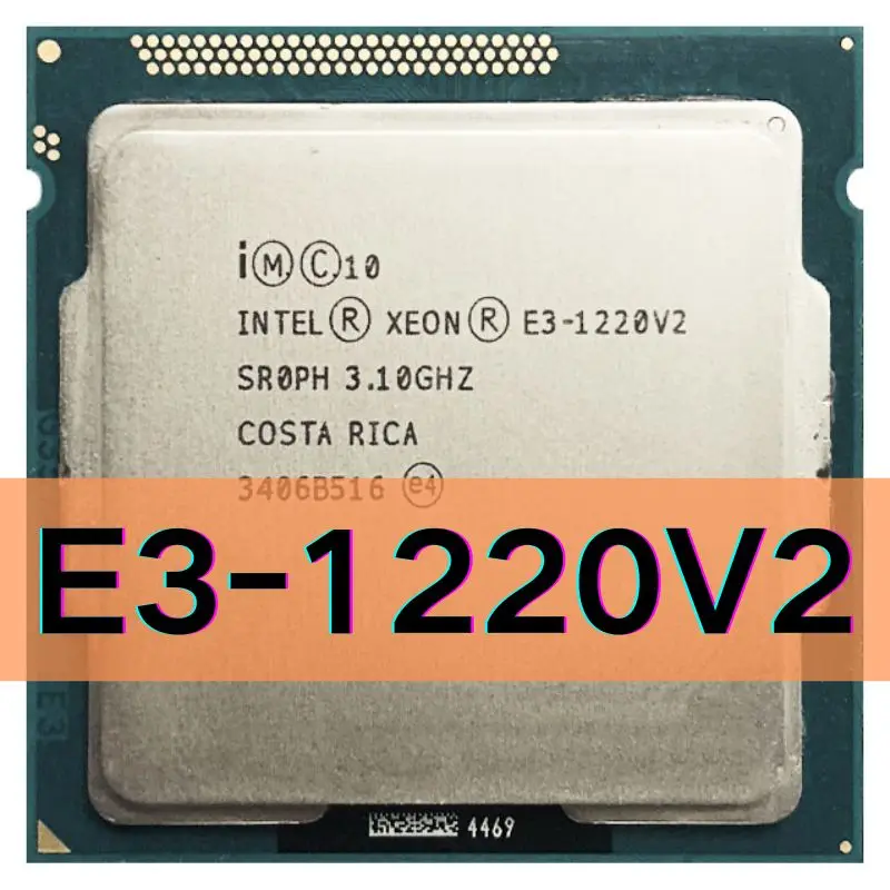 Intel procesador Xeon E3 1220 v2 E3 1220v2 E3 1220 v2 3,1 GHz, Quad ...