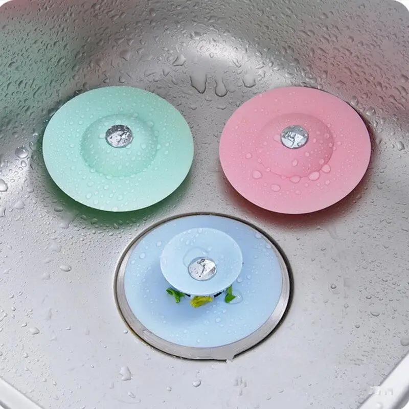 

3pcs Bathtub Stopper durable Sink Plug Suction Cover Universal Bathtub Drain Plug For Laundry Kitchen Tub Stopper sink strainer