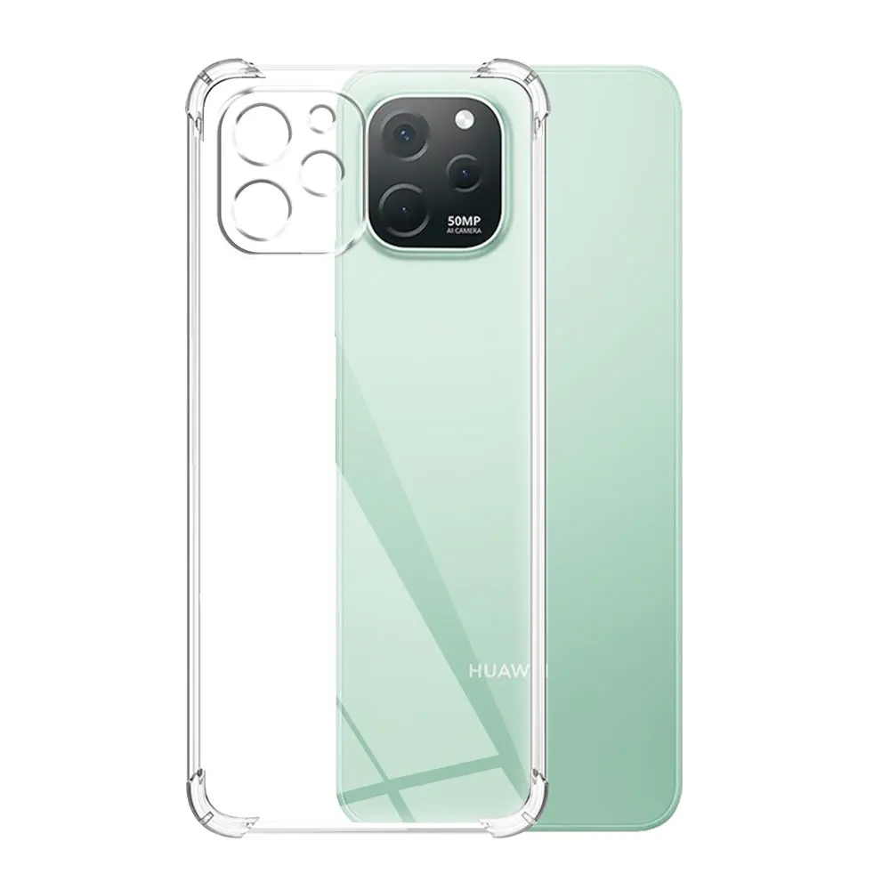 Shockproof Silicone Soft Clear Phone Case - Transparent Coque Cover