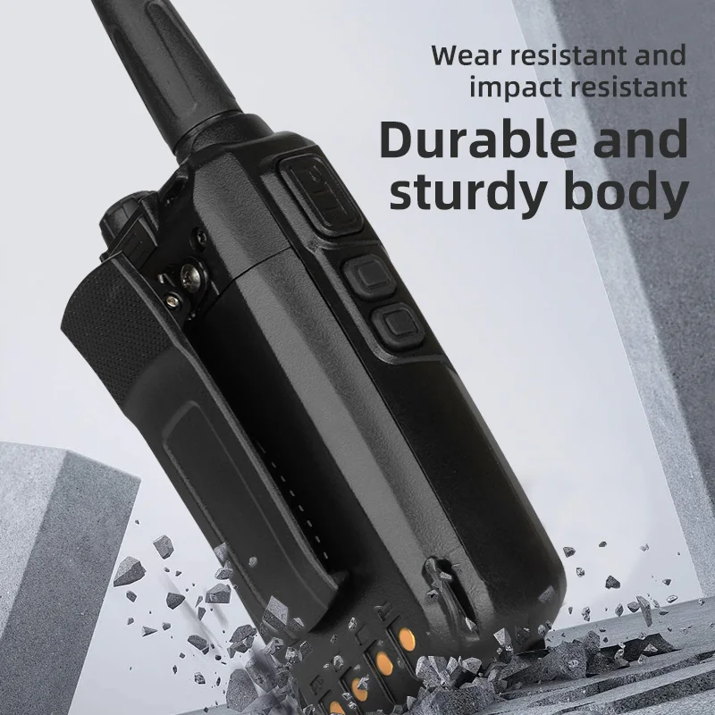Wanhua GTS-750 handheld walkie talkie with UHF frequency of 400-470MHZ and 10km communication, 2800mAh lithium battery 4