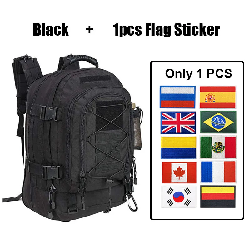 

Waterproof Rucksack 1000D Nylon Travel Men Military Tactical Backpack Army Molle Assault Hiking Camping Hunting Climbing Bags