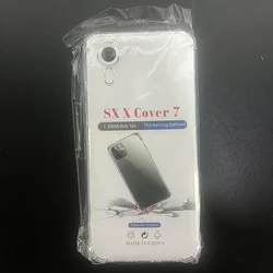 Custodia per telefono in silicone morbido trasparente e antigoccia - Cover protettiva con retro trasparente