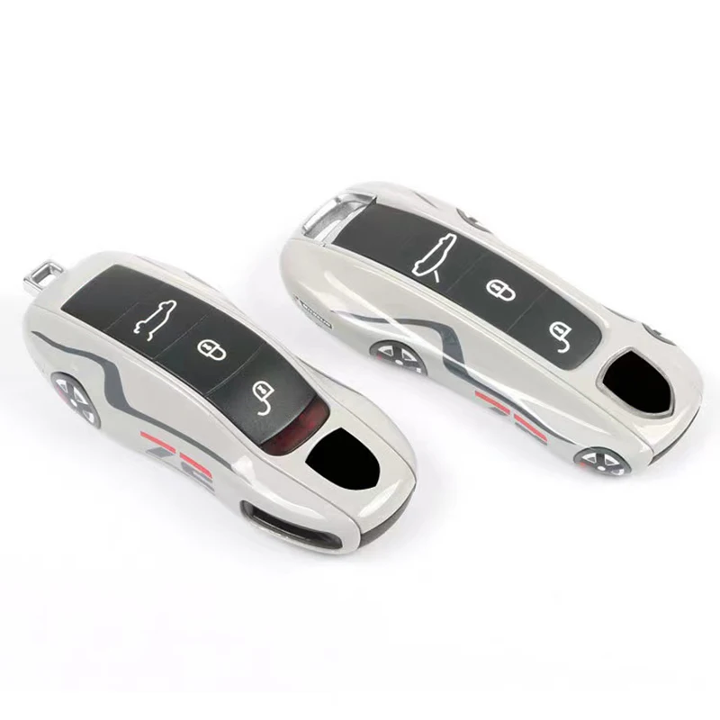 KUNIO Schlüsselhülle Für Porsche - ABS Schutzcover In 7 Farben Für Macan, Panamera, 911
