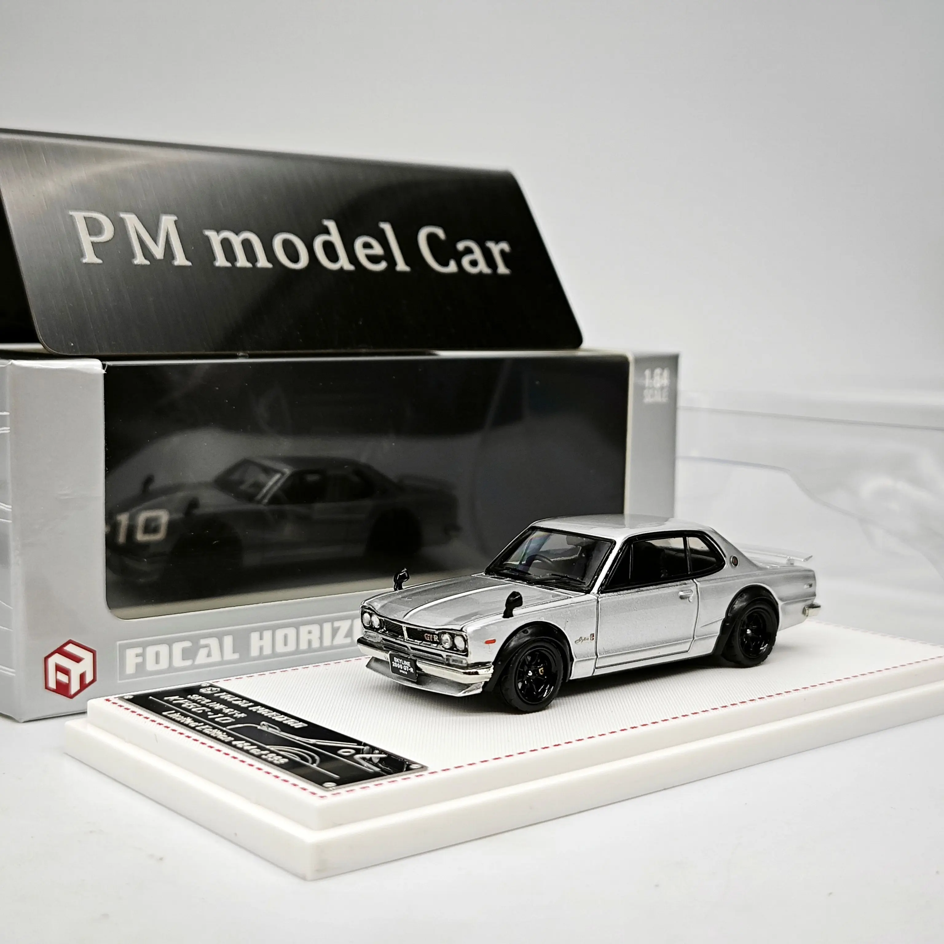 FH 1:64 닛산 2000 GTR KPGC10 다이캐스트 모델 자동차(개폐 가능한 부품 포함) 수집용 선물