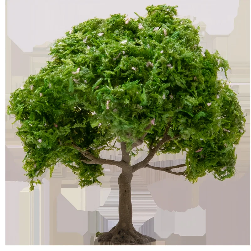 1pc Model Tree Miniature Sand Table Architectural Decorative Ornament DIY Micro Landscape