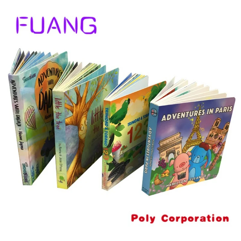 Custom  China Publisher Colorful Story Picture Printing Cardboard Children Board Book custom china custom kids book hardcover children english story board book printing service