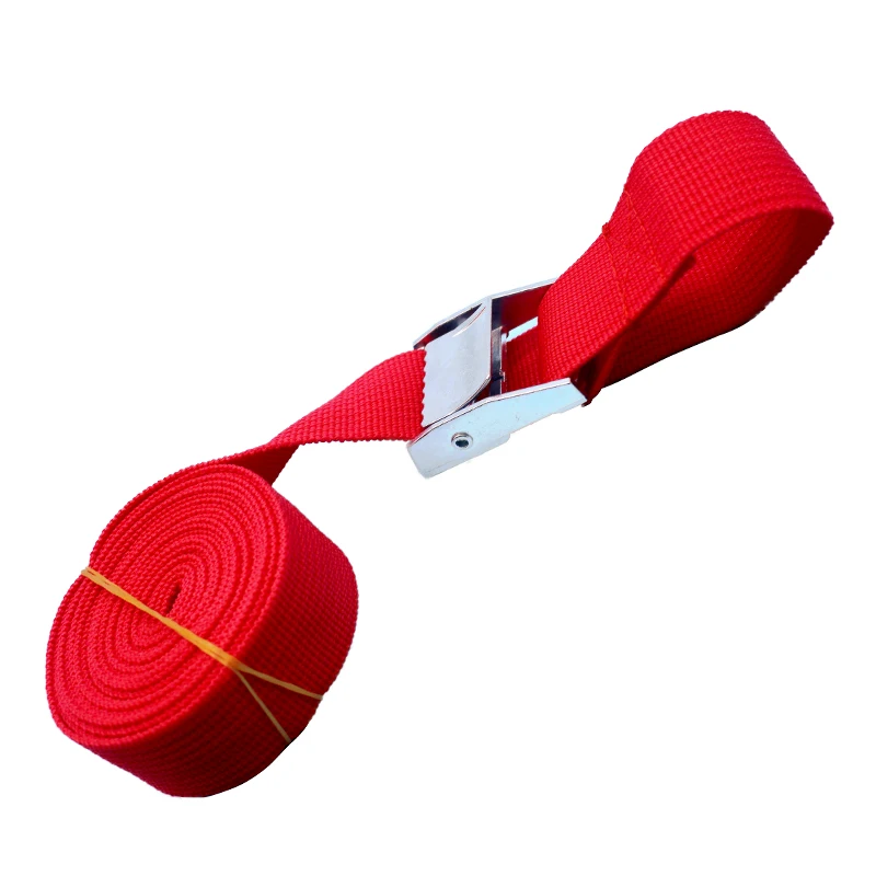 Cargo Straps Cargo Tie Down Strap Lashing Strap Tie Down Straps Luggage Strap 6M*25mm Red Tie Down Strap Strong Ratchet Belt Luggage Bag Cargo Lashing Metal Buckle 1m 2m 3m 4m 5m