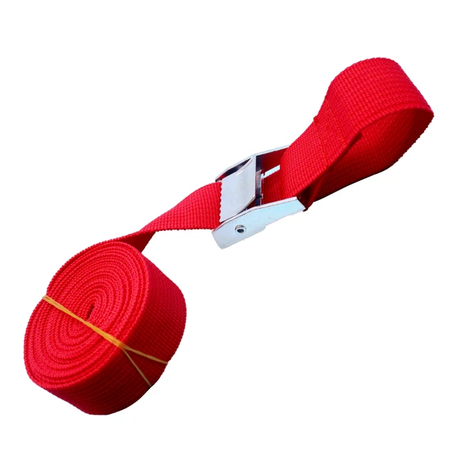 Correas De Amarre 25mm X 2.5m | Pack De 6 - Resistencia 250kg, Hebilla Rápida - Equipaje, Bicis