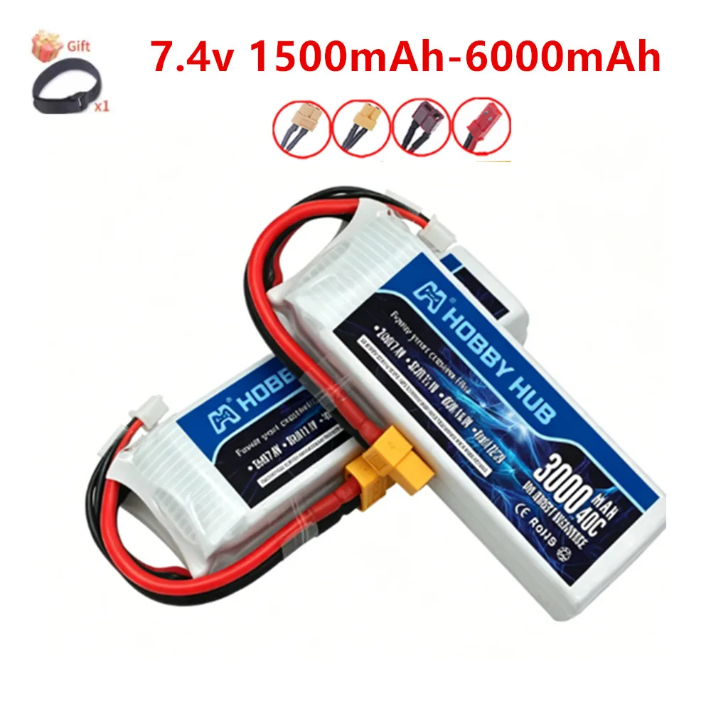 Batterie LiPo 11.1V 1500-3000mAh RC avec XT60/T Connecteur