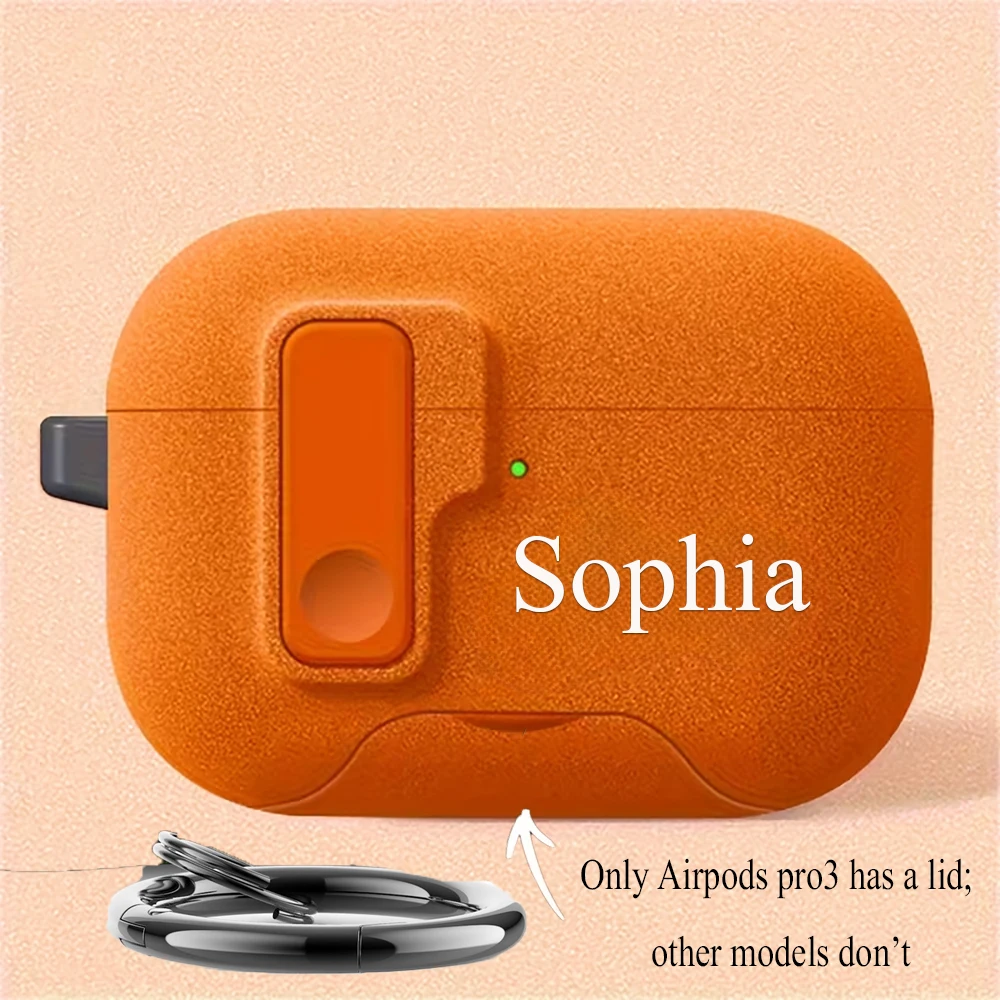 Customized UV Printed Name AirPods Protective Case - Anti-Lost Cover