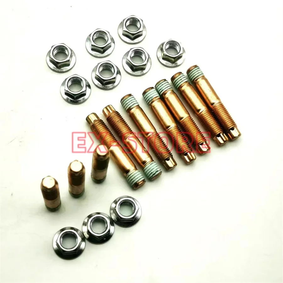 SZ126-10003,SZ126-10012, bolt stud exhaust manifold JO5E,J08E HINO KOBELCO SK200-8,SK330-8,SK350-8