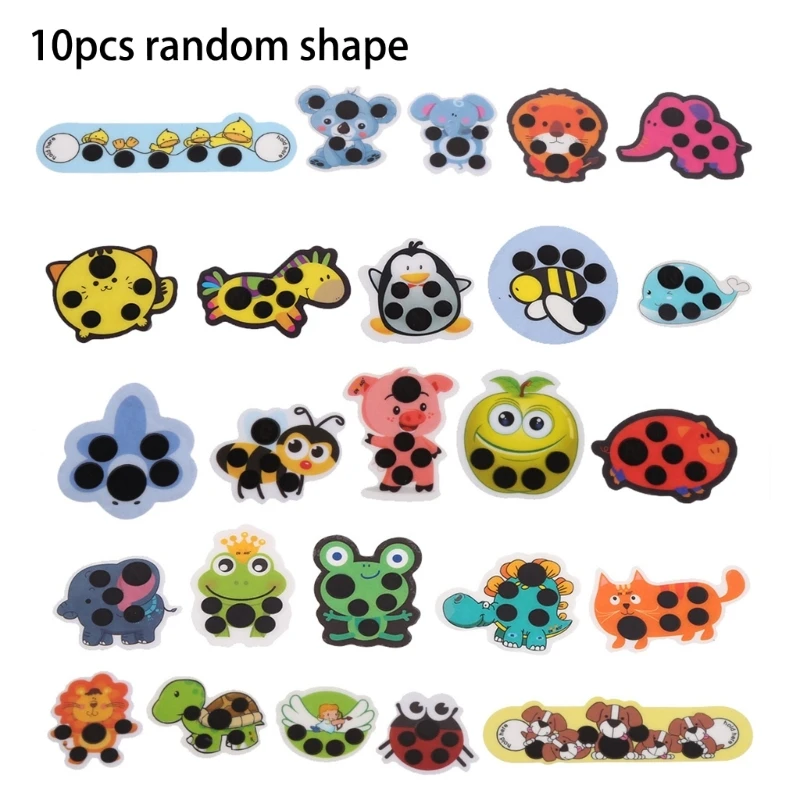 Thermometer Strips Fever Indicator Stickers Baby Forehead Temperature Monitor Strips Efficient Forehead Fever Stickers