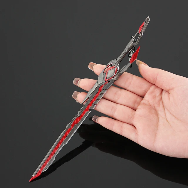 22 cm Swallowed Star sky anime around Luo Feng nine series war knife cool and handsome alloy weapon ornaments  weapon boy toys 2