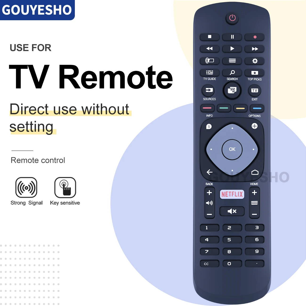 Nuovo Telecomando Rc3154703/01 Per Philips Smart Tv