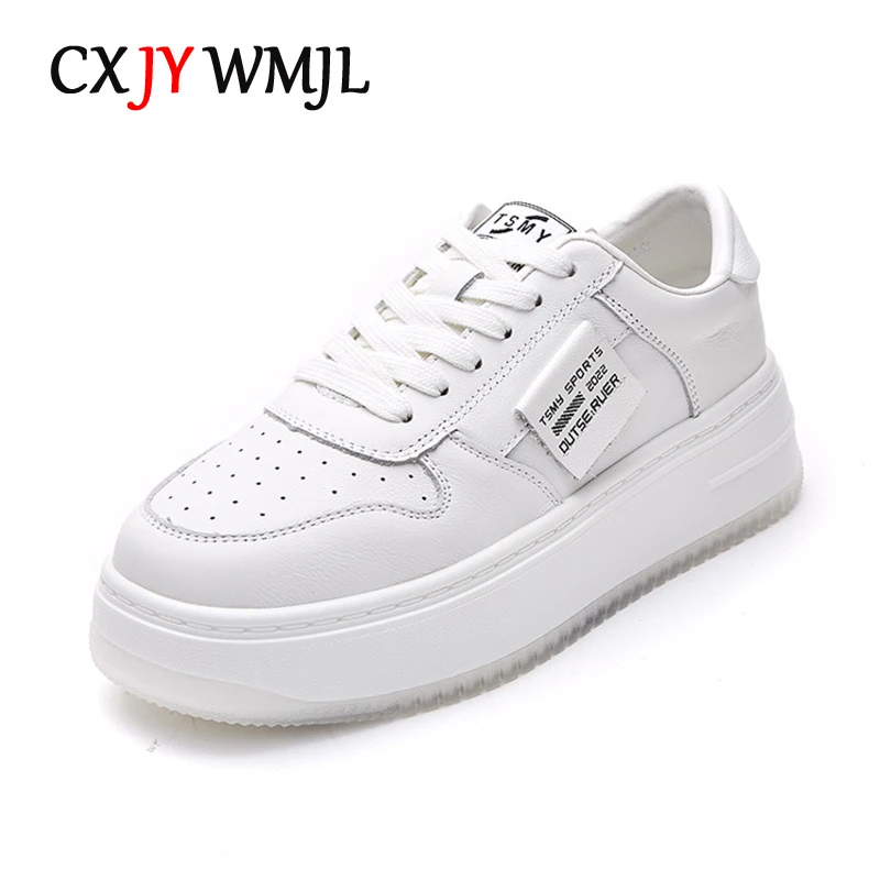 

Кроссовки женские из натуральной кожи, на платформе