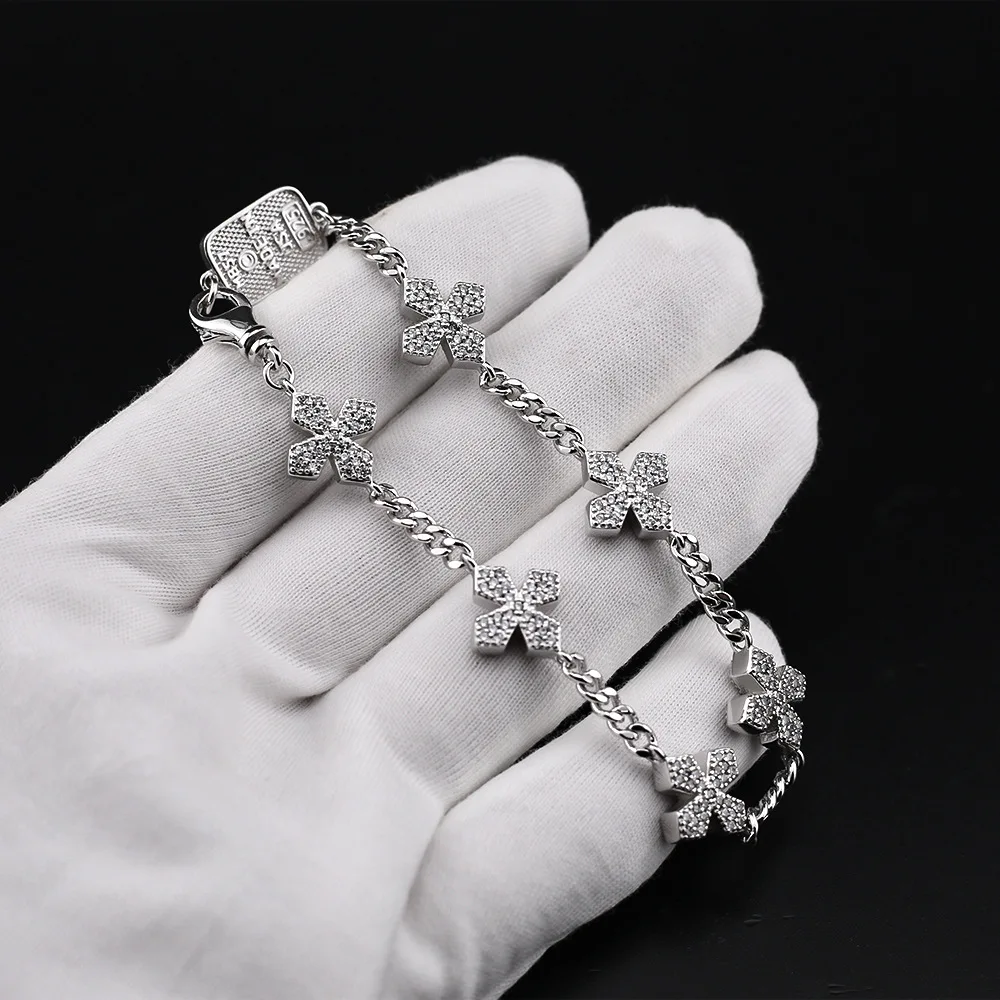 Temperament versatile white vermiculite bracelet