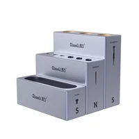 QIANLI iCube Modular Storage Box Aluminum Alloy Phone Repair Tweezers Screwdriver Screw Parts Collection Organizer Storage Rack 2