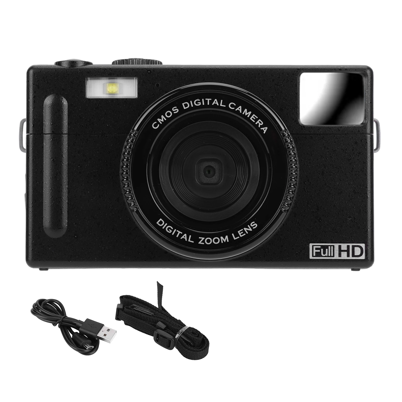 48MP 입문용 학생 카메라, 3.0인치 LCD 디스플레이, 소형 카메라, 4배 줌, 사진 촬영용, 십대 학생, 성인 남녀 모두 사용 가능