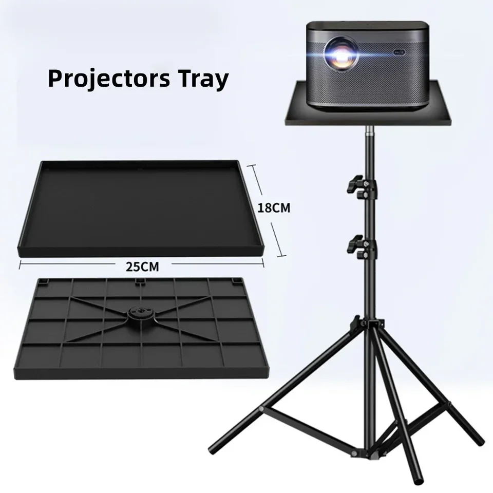 Plateau Support Trépied Universel - Pour Projecteur, Ordinateur Portable, Adaptateur 6,35mm Support Bureau Conférence