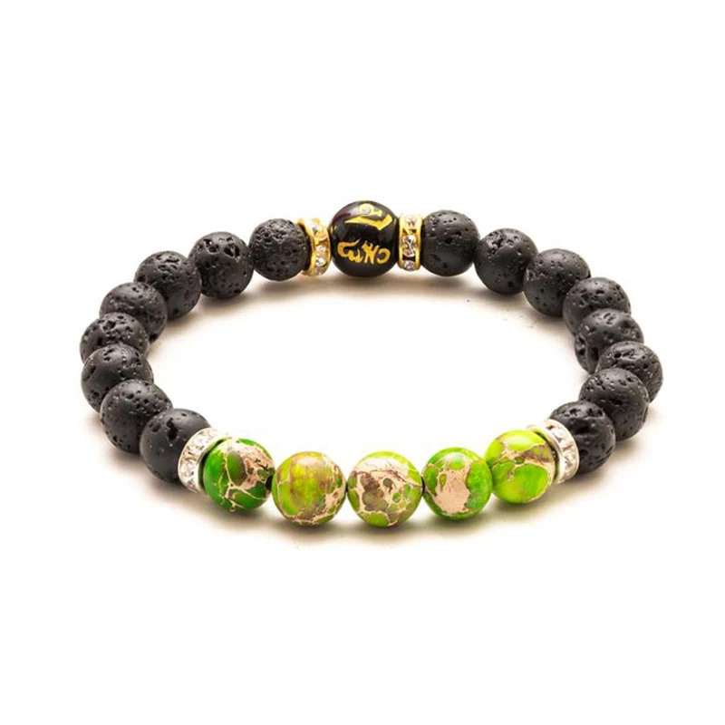 7 Chakra bracciale con significato Cardfor uomo donna cristallo naturale guarigione ansia gioielli Mandala Yoga meditazione braccialetto regalo