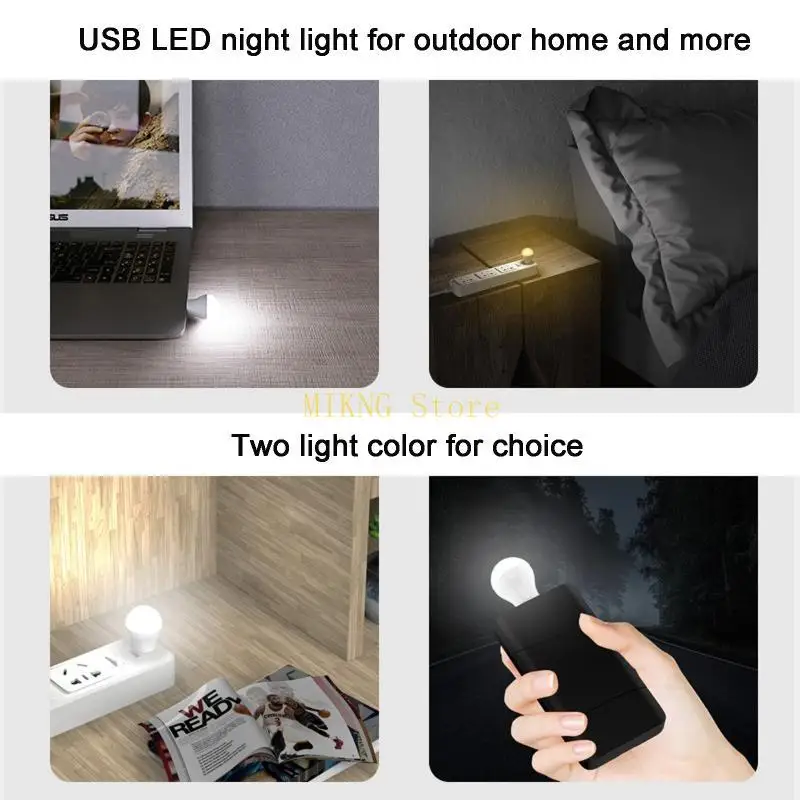 LED 랜턴 휴대용 캠핑 램프 미니 전구 5V USB 전원 책 빛 독서 최고의 판매