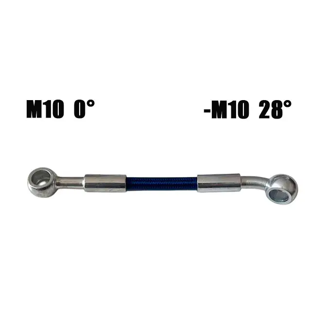 Universal Motorcycle Stainless Steel Braided Brake Hose AN3 Reinforced Front Rear Hydraulic Scooter Brake Clutch Pipe M10 Banjo - Image 22