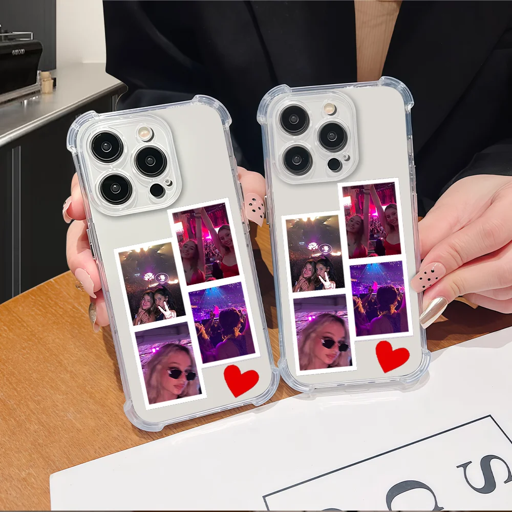 Custom Photo Transparent Shockproof Phone Case - DIY Protective Cover