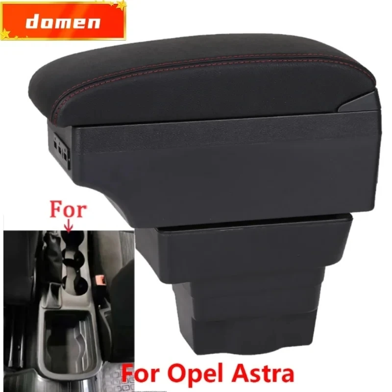

Подлокотник для Opel Astra, подлокотник для Opel Astra J, центральный контейнер для хранения, интерьерные автомобильные аксессуары USB