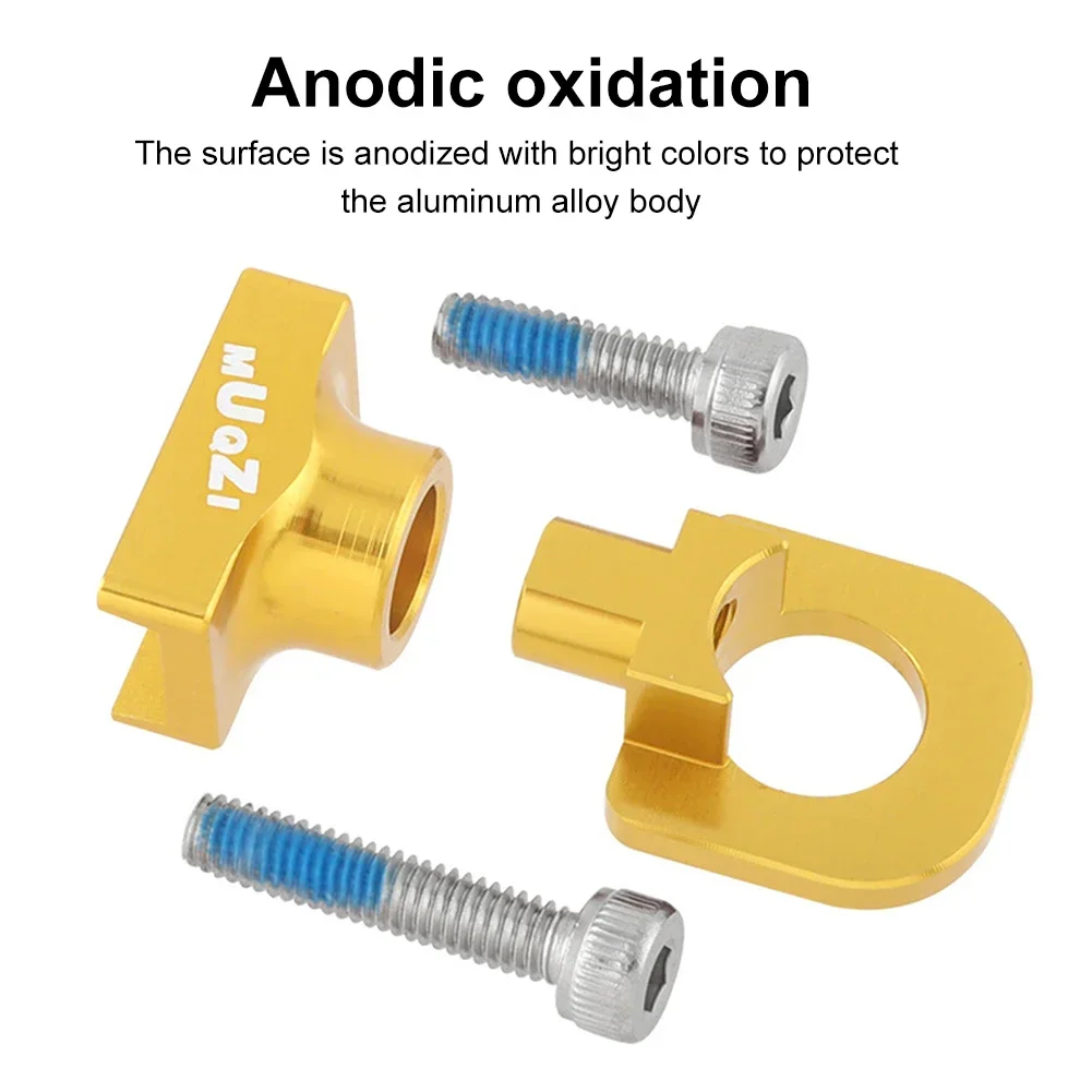 Bicycle Chain Adjuster Tensioner Fastener Single Speed Fixie Bike Chain Tension Guard Bolt Screw Cycling Accessories Adjuster