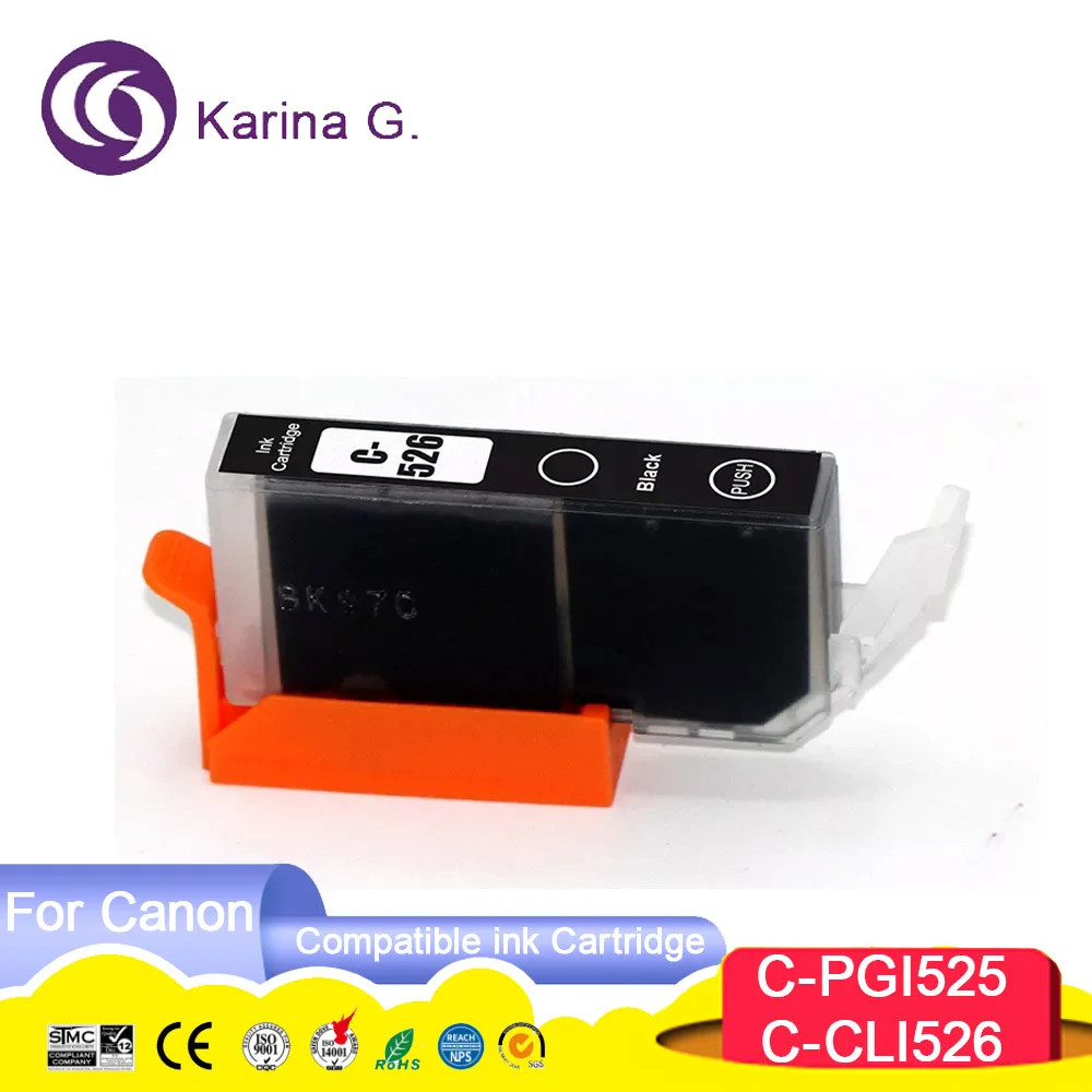 Compatible for PGI525 CLI526 PGI-525 PGI 525 ink cartridge for PIXMA MG6150 MG