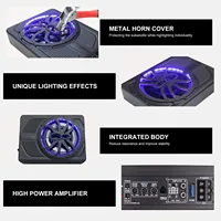 Slim Underseat Powered Car Subwoofer 10in 800W with LED Atmosphere Light Excellent Heat Dissipation Performance Car Subwoofer - Image 4