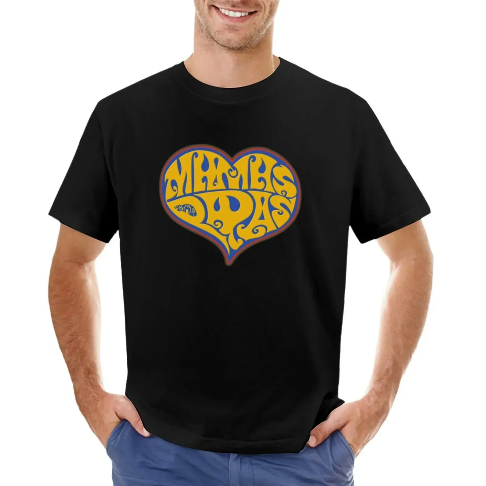

The Mamas And The Papas T-shirt sweat korean fashion Short sleeve tee shirts graphic tees mens t shirt