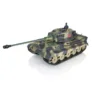 Heng Long 1/16 Scale 7.0 Plastic German King Tiger RTR RC Battle Tank Model 3888A 360° Turret Vehicle Toy Gifts TH17519 3