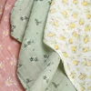 5 Pcs/Set Baby Feeding Bibs Muslin100% Cotton Swaddle Feeding Burp Cloth Newborn Soft Cotton Baby Blanket 60*60cm 5