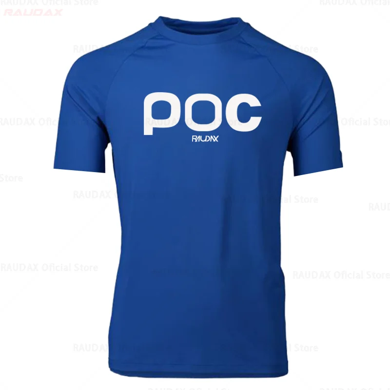thumbnail image 1 of Nueva camiseta de descenso RAUDAX POC para bicicleta de montaña, camisetas para ciclismo de montaña, todoterreno, Dh, motocicleta, motocross, ropa deportiva, camisetas de ciclismo para carreras, 1 of 5