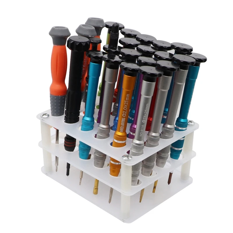 

Portable Plastic Box Precision Screws Storage Rack Box Screwdriver Storage Bracket Repair Tool Acrylic Dropshipping